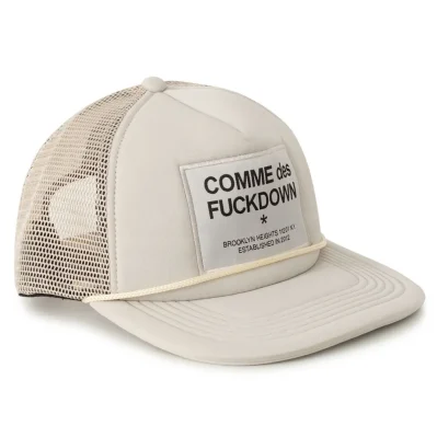 Beige Polyester Hat
