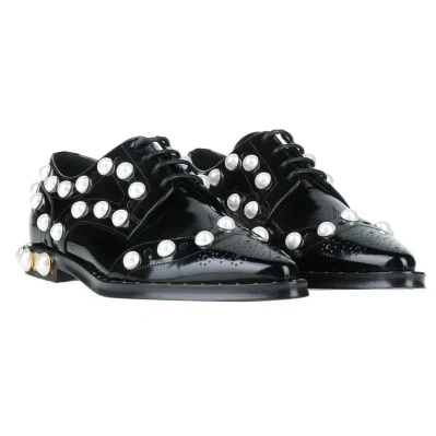 Black Leather Oxfords And Derby