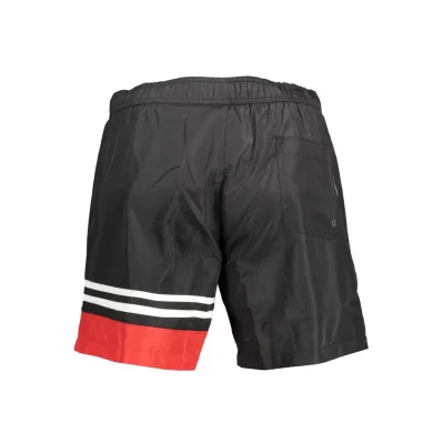Black Polyester Swimwear