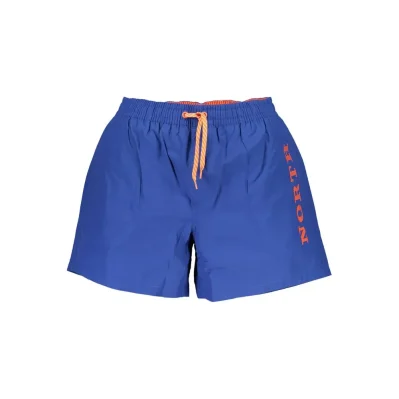 Blue Polyester Swimwear