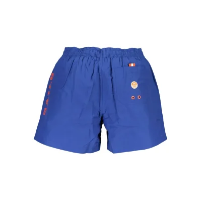 Blue Polyester Swimwear