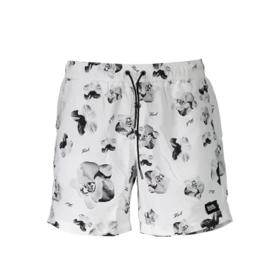 White Polyester Swimwear