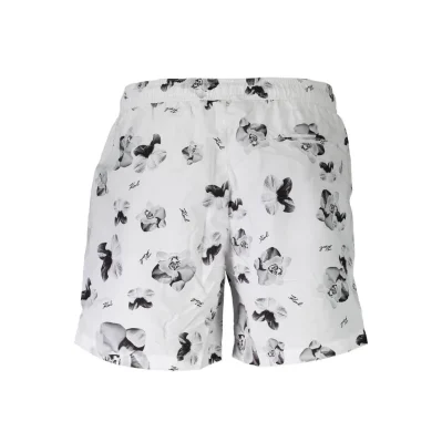 White Polyester Swimwear
