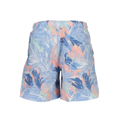 Blue Polyester Swimwear