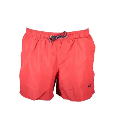 Red Polyester Swimwear