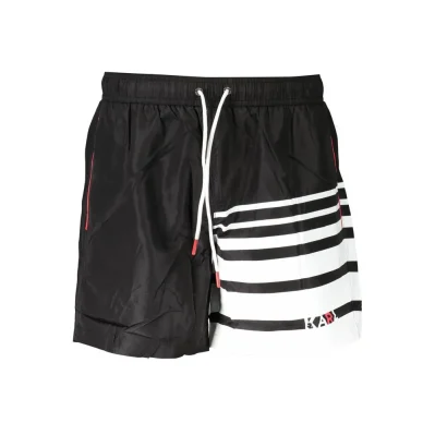 Black Polyester Swimwear
