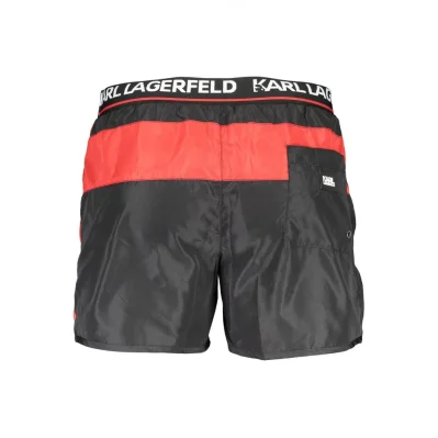 Black Polyester Swimwear