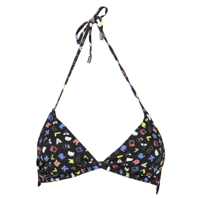 Black Elastane Swimwear