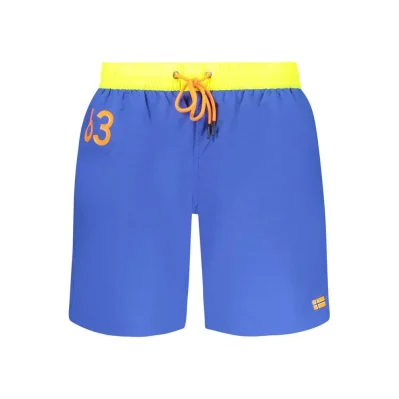 Blue Polyamide Swimwear