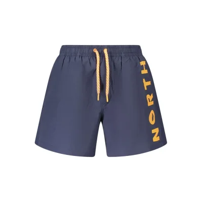 Blue Cotton Swimwear