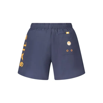 Blue Cotton Swimwear