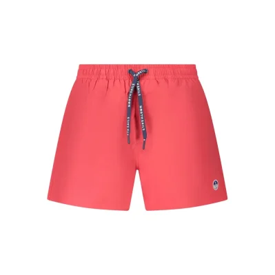 Red Cotton Swimwear