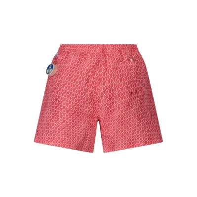 Red Polyester Swimwear