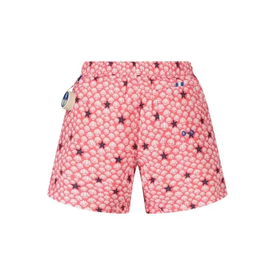Red Polyester Swimwear