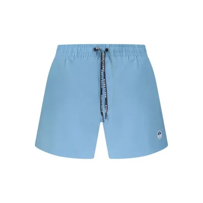 Blue Cotton Swimwear