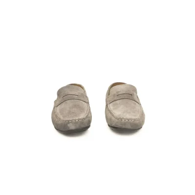 Gray Cowhide Men's Loafer