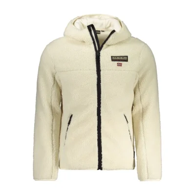 White Polyester Jackets & Coat