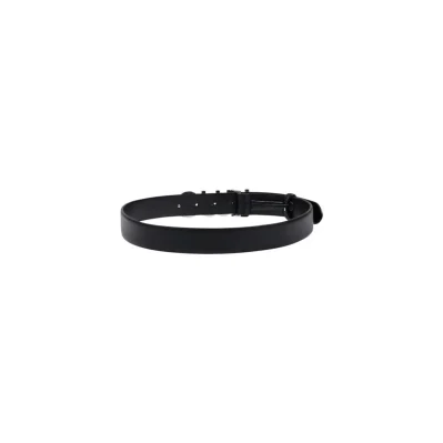 Black Artificial Leather Belt