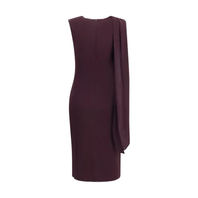 Jersey midi Dress with scarf