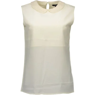 White Silk Tank Top
