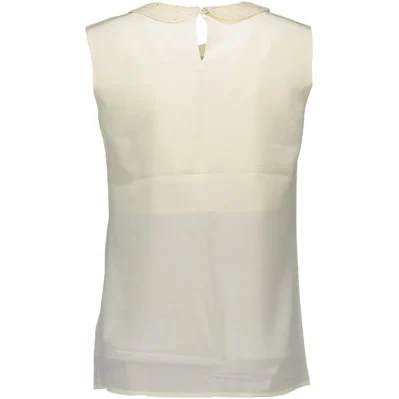 White Silk Tank Top