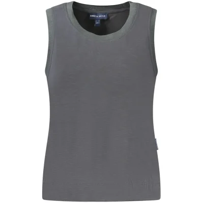 Black Polyester Tank Top