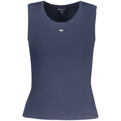Blue Cotton Tank Top