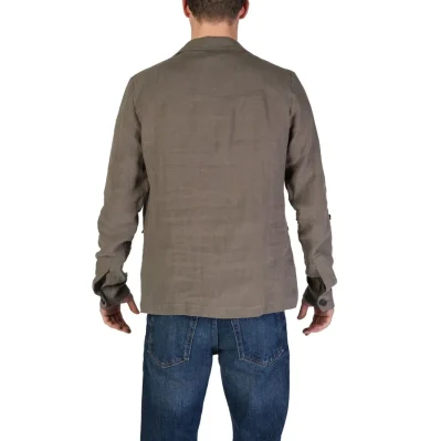 Green Linen Blazer