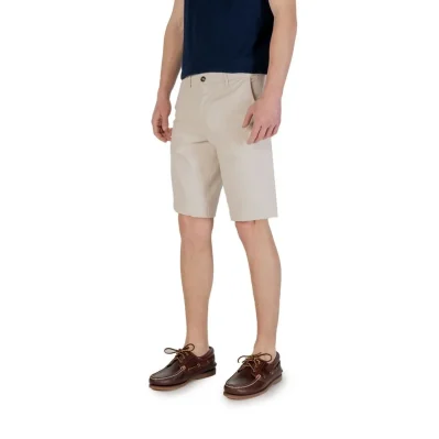 Bicolor Cotton Bermuda
