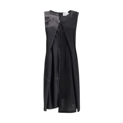 Virgin Wool Midi Dress