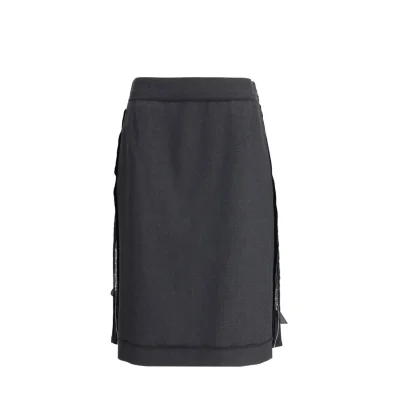 Wool Midi Skirt