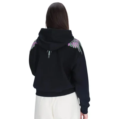 Black Cotton Hoody