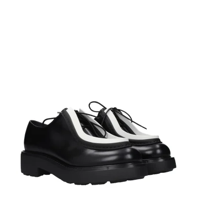 Black Leather Oxfords And Derbies
