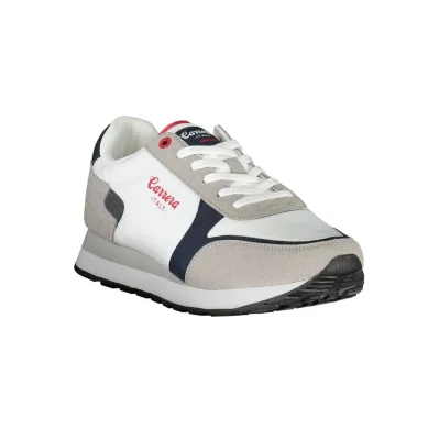 White Polyester Sneaker