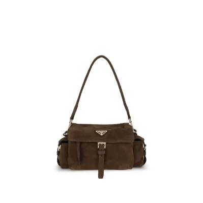 Explore medium Suede Shoulder Bag