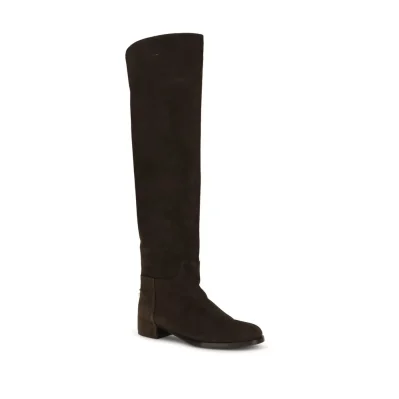 Suede High Boots