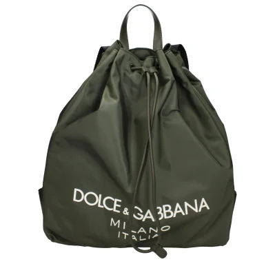 Green Nylon Backpacks
