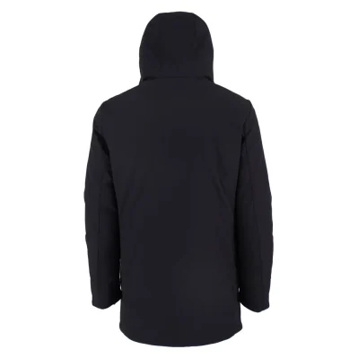 Black Nylon Jackets & Coat