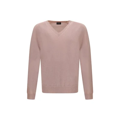 V-neck cashmere sweate