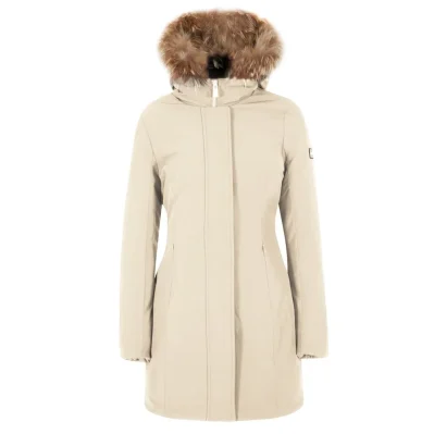 White Nylon Jackets & Coat
