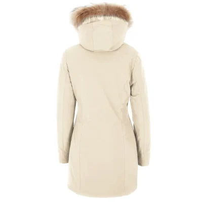 White Nylon Jackets & Coat