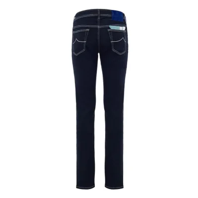 Blue Cotton Skinny Jean