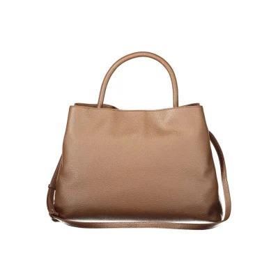Brown Polyethylene Handbag