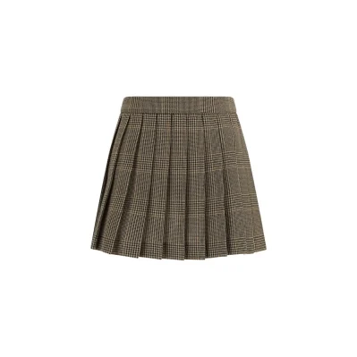 miniskirt with Prince of Wales motif