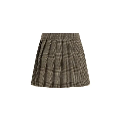 miniskirt with Prince of Wales motif