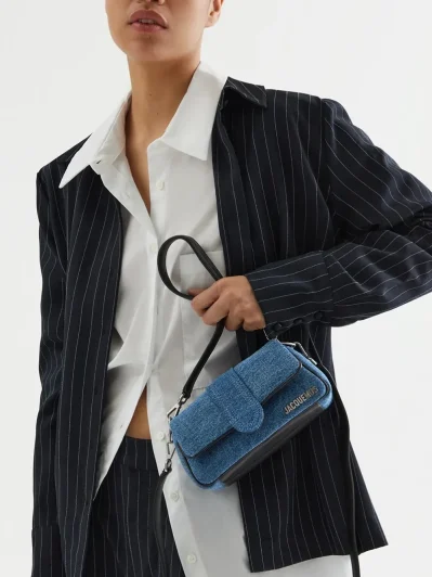 Denim Le Bambimou Petit Handbag