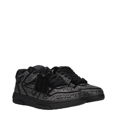 Black Leather Sneakers