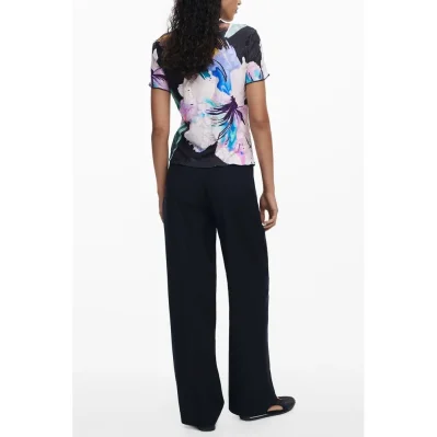 Black Polyester T-Shirt