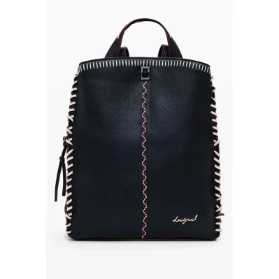 Black Polyethylene Backpack
