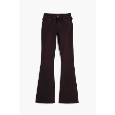Purple Cotton Jeans Denim